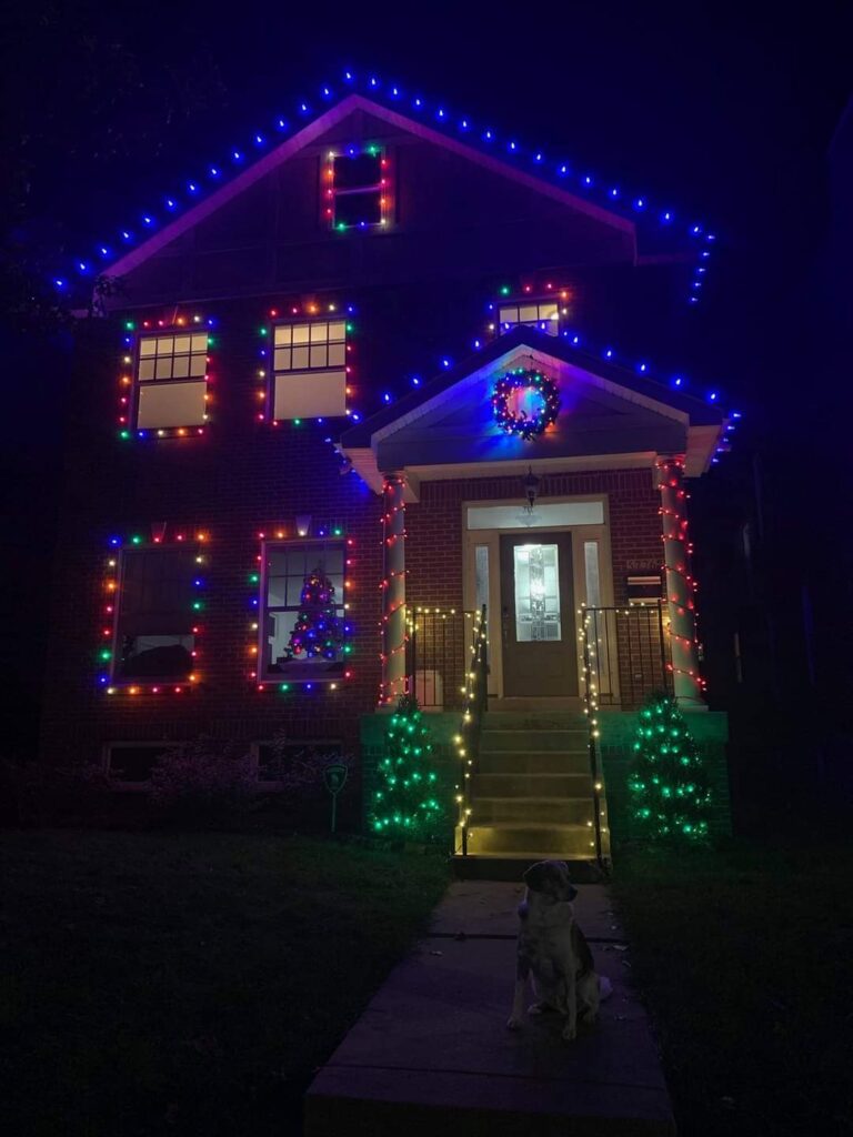 Christmas lights in Clayton MO